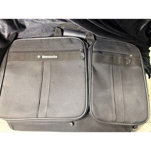 Samsonite Silhouette 4 Black Soft Suitcase Luggage 7 Compartment 22"x15" (2867)